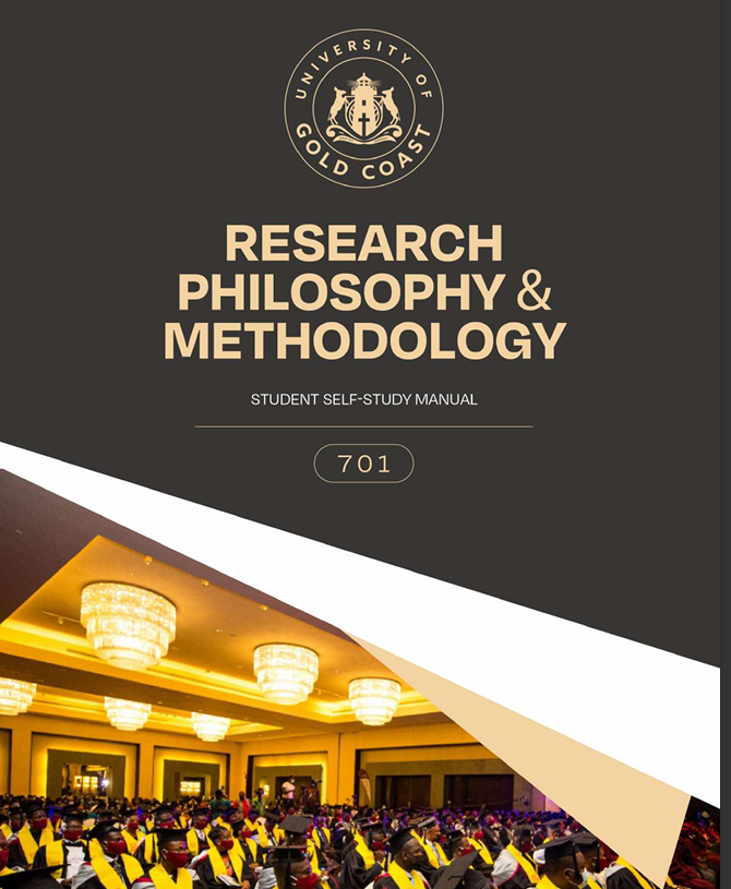 Research Philosophy and Methodology - Student Self Study Manual