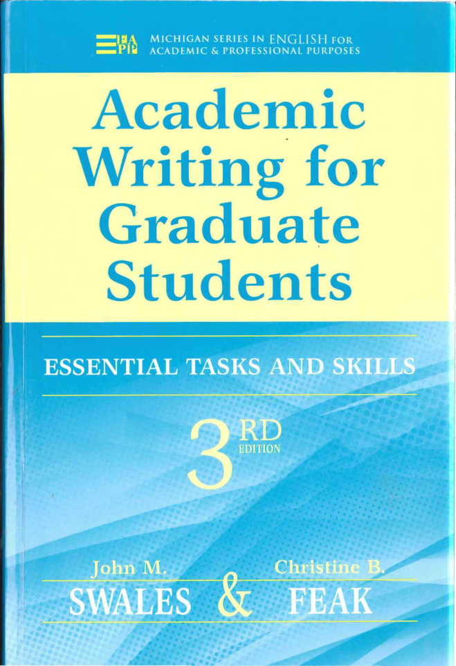 Academic Writing for Graduate Students_ Essential Tasks and Skills