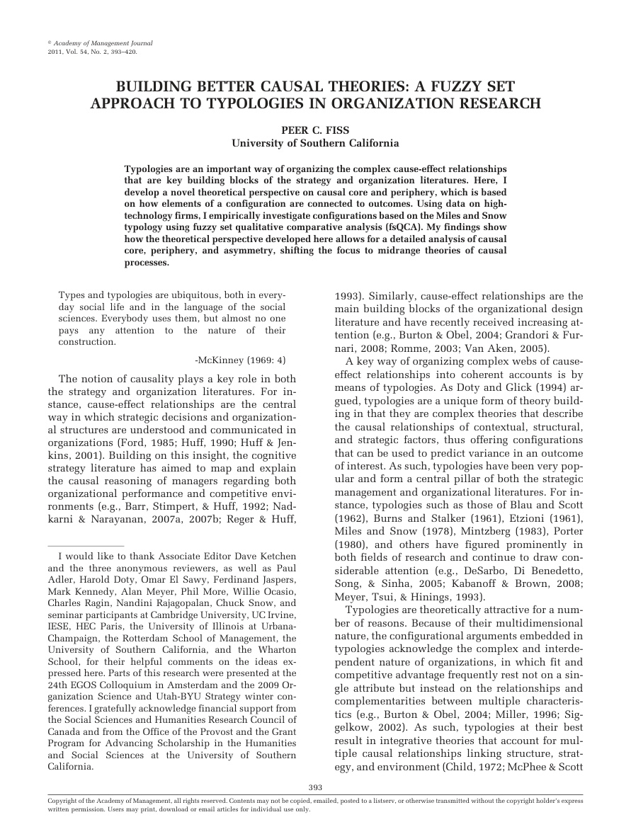 Building Better Causal Theories_ A Fuzzy Set Approach to Typologies in Organization Research