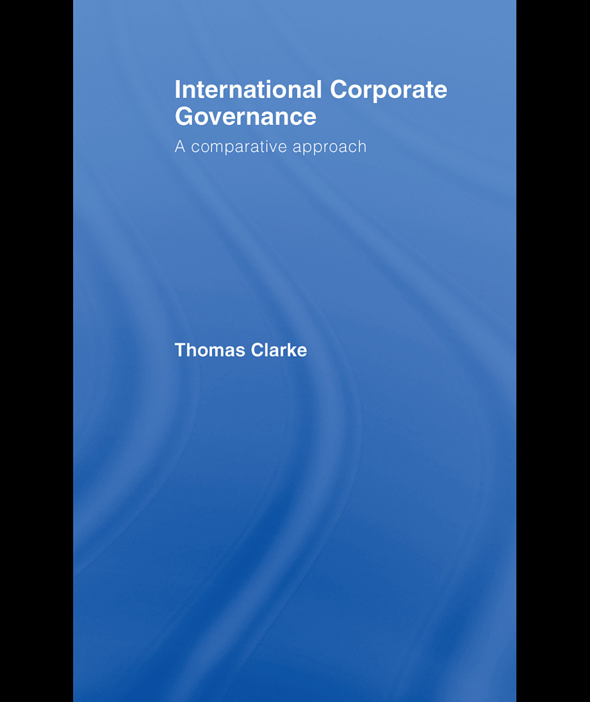 International Corporate Governance_ A Comparative Perspective